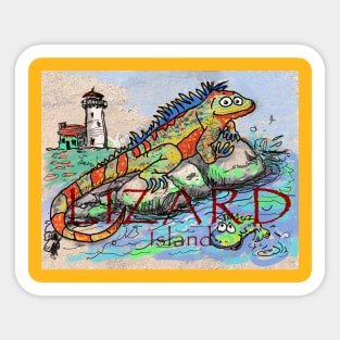 Lizard Island Sticker